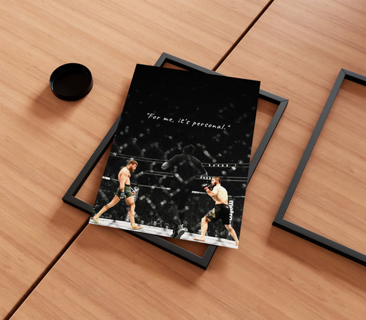 Conor McGregor & Khabib Nurmagomedov Poster