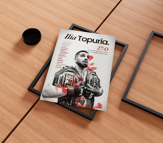 Ilia Topuria Poster