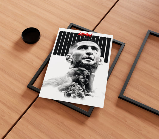 Khamzat Chimaev Poster