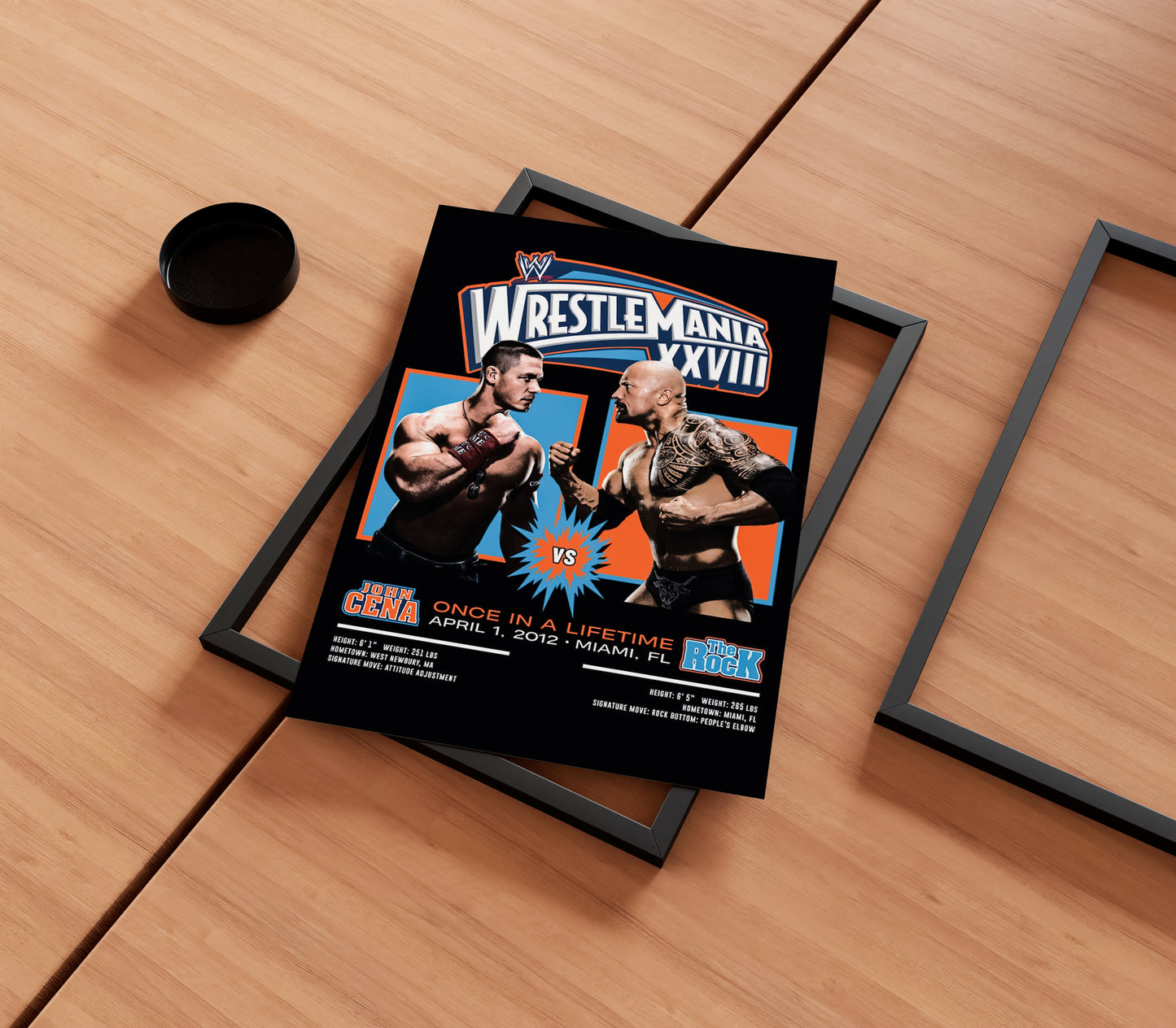 John Cena & The Rock Poster