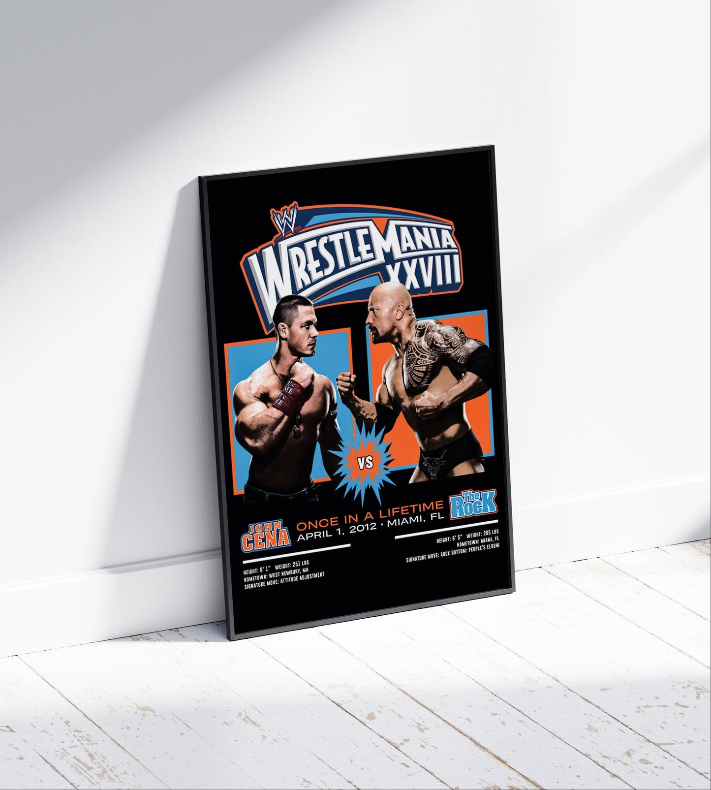 John Cena & The Rock Poster