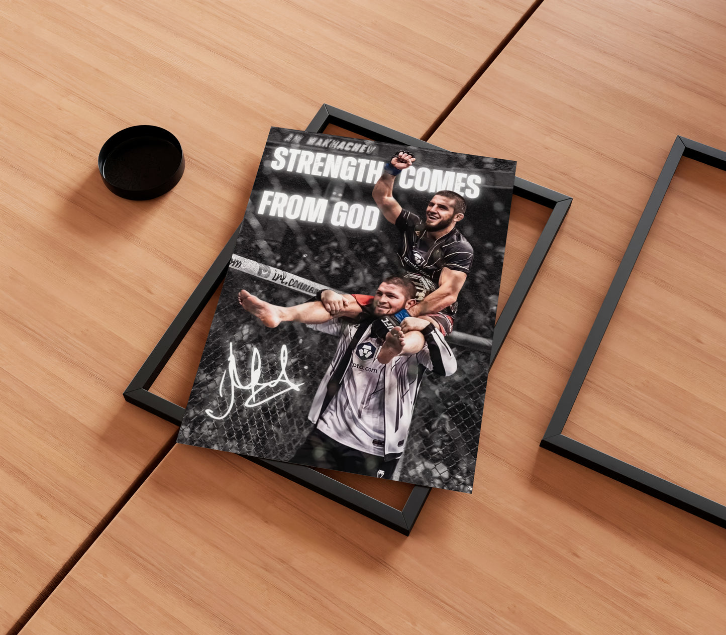 Islam Makhachev & Khabib Nurmagomedov Poster