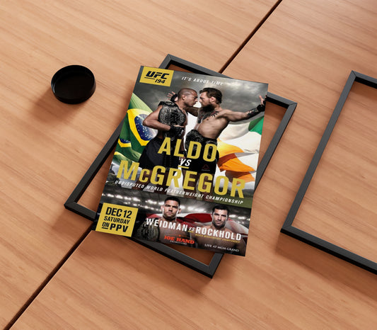 UFC 194 'Conor McGregor vs Jose Aldo' Poster