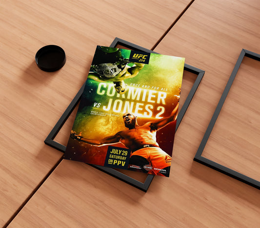 UFC 214 'Jon Jones Vs Daniel Cormier 2' Poster