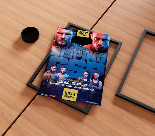 UFC 217 'Bisping vs GSP' Poster