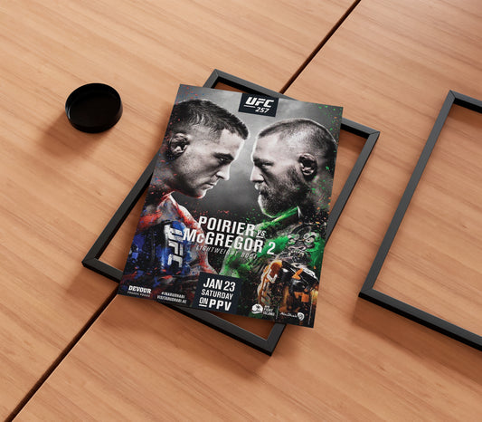 UFC 257 'Conor McGregor Vs Dustin Poirier 2' Poster