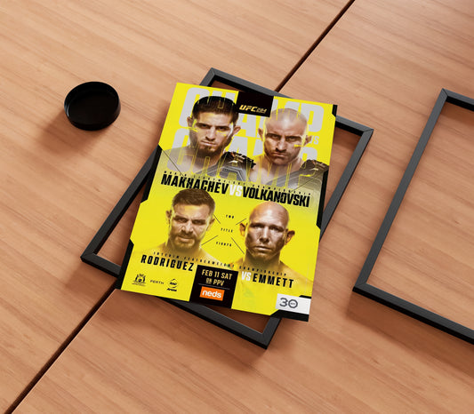 UFC 284 'Makhachev Vs Volkanovski' Poster