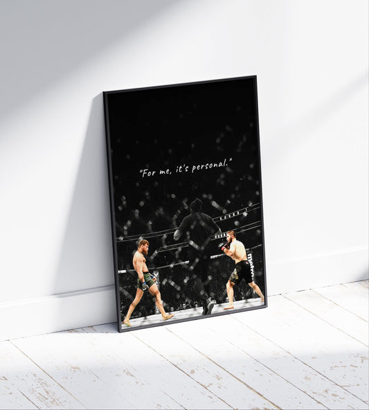 Conor McGregor & Khabib Nurmagomedov Poster
