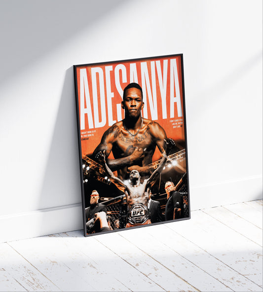 Israel Adesanya Poster