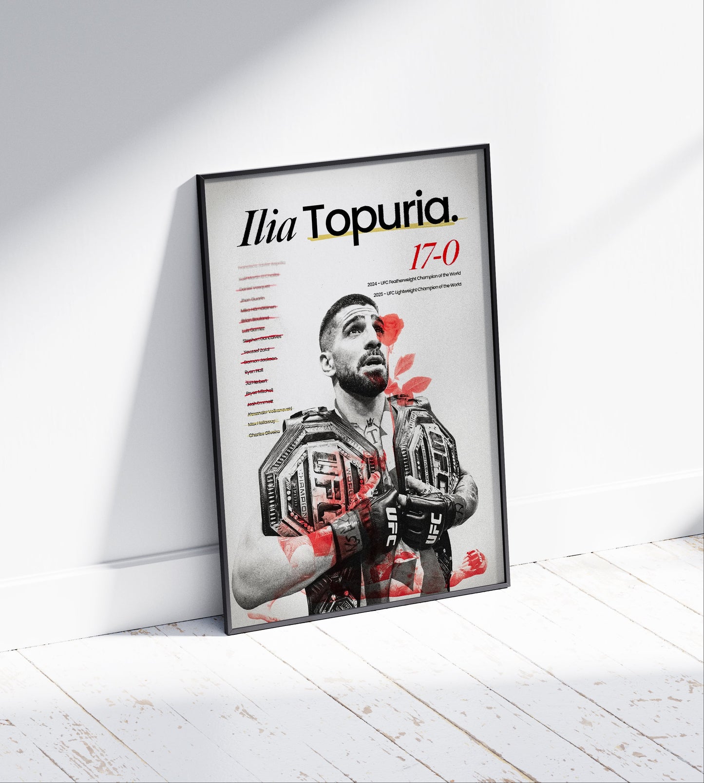 Ilia Topuria Poster