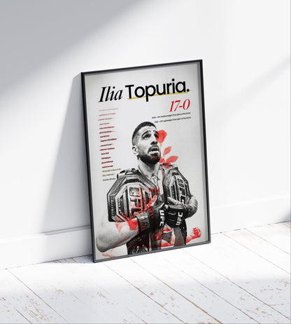Ilia Topuria Poster