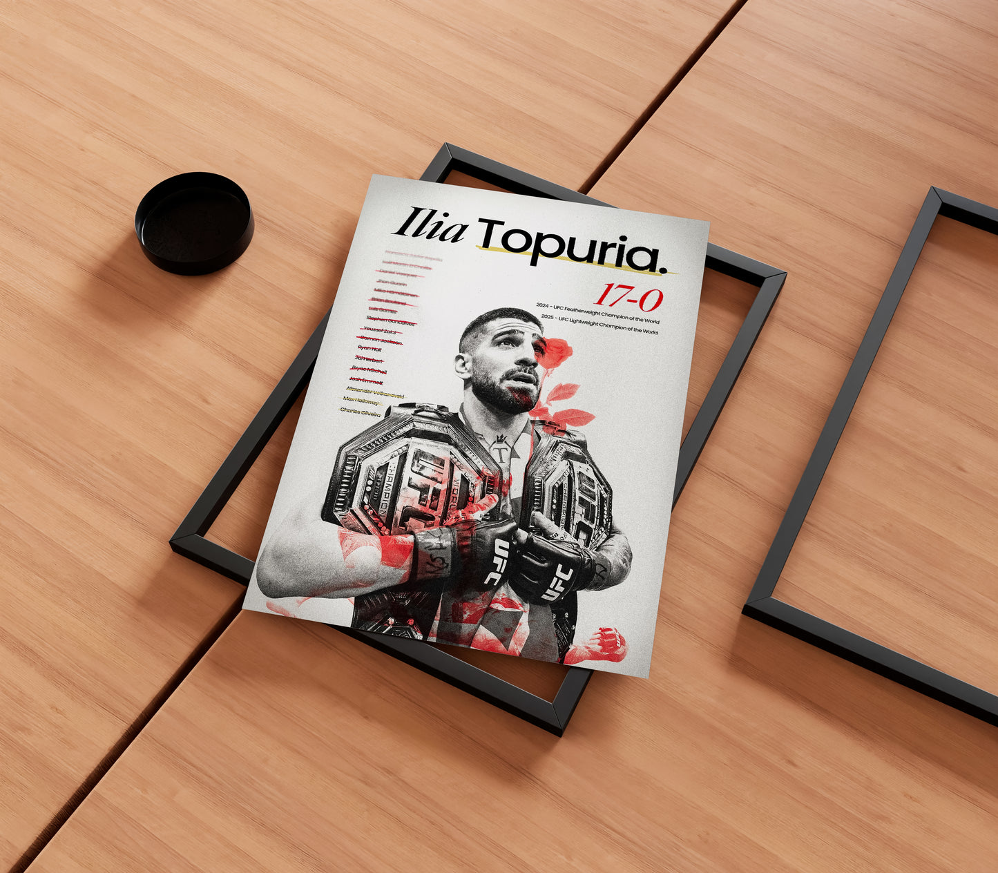 Ilia Topuria Poster