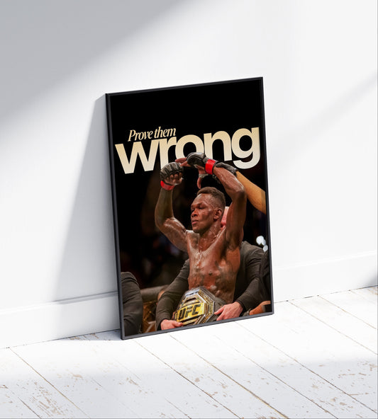 Israel Adesanya Poster