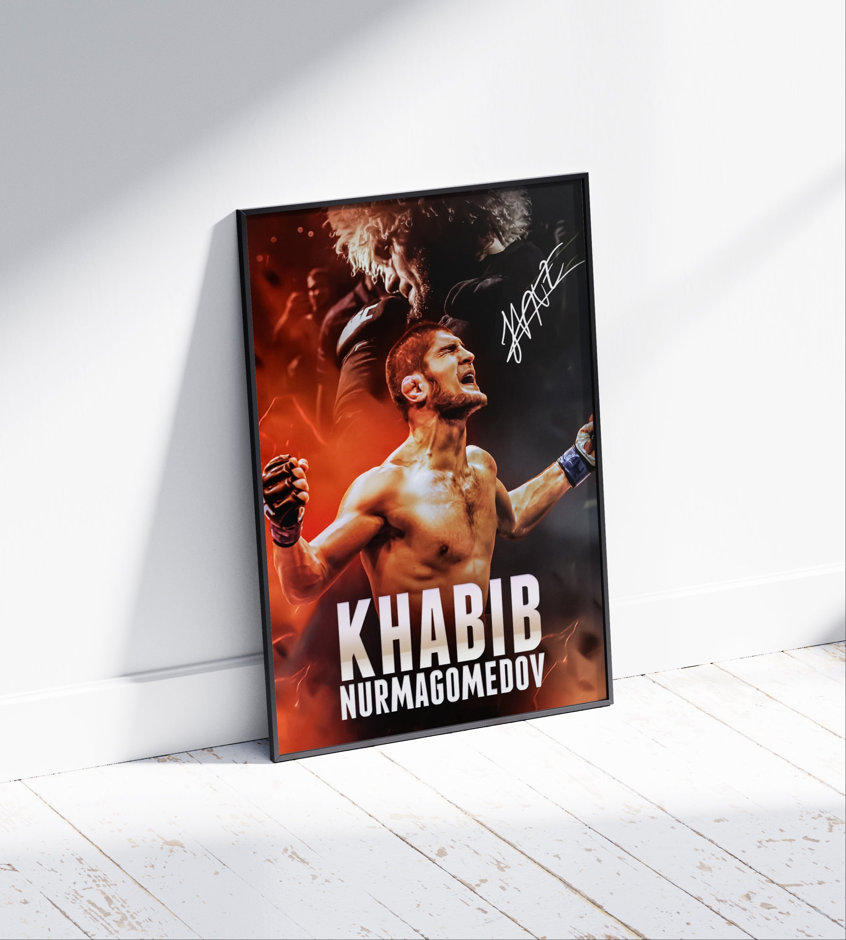 Khabib Nurmagomedov Poster WrestleWallsPoster Khabib Nurmagomedov Poster WrestleWallsPoster