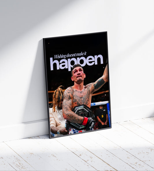 Max Holloway Poster