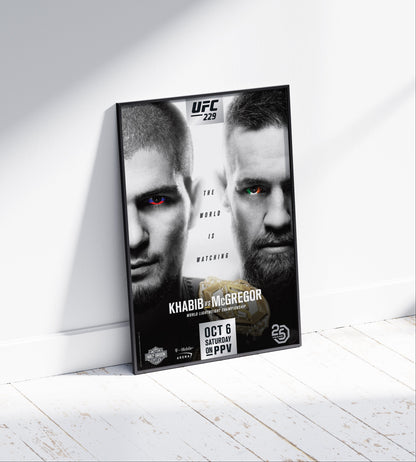 UFC 229 'Conor McGregor Vs Khabib Nurmagomedov' Poster