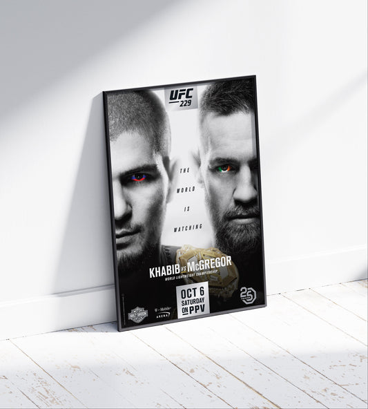 UFC 229 'Conor McGregor Vs Khabib Nurmagomedov' Poster