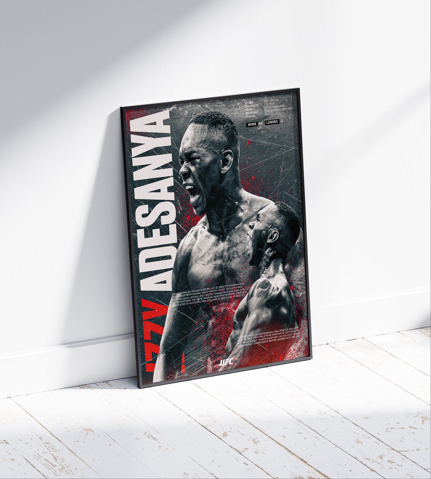 Israel Adesanya Poster
