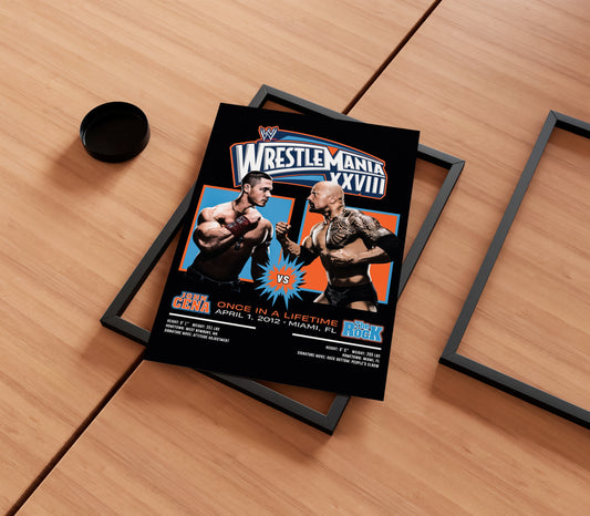 John Cena & The Rock Poster