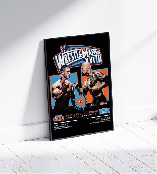 John Cena & The Rock Poster