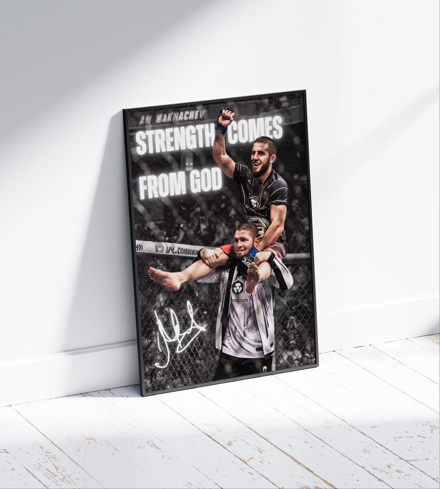 Islam Makhachev & Khabib Nurmagomedov Poster