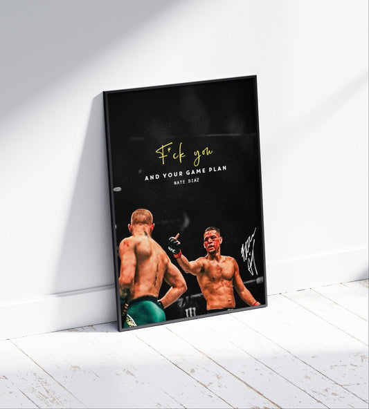 Nate Diaz Poster