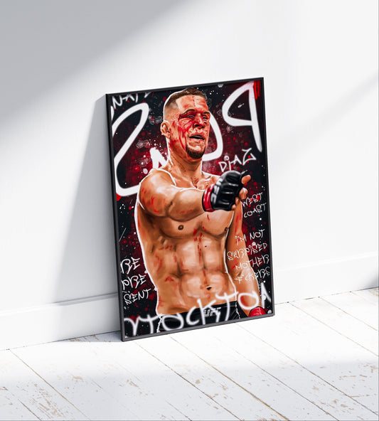 Nate Diaz Poster