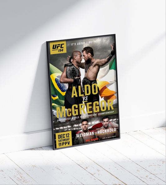 UFC 194 'Conor McGregor vs Jose Aldo' Poster