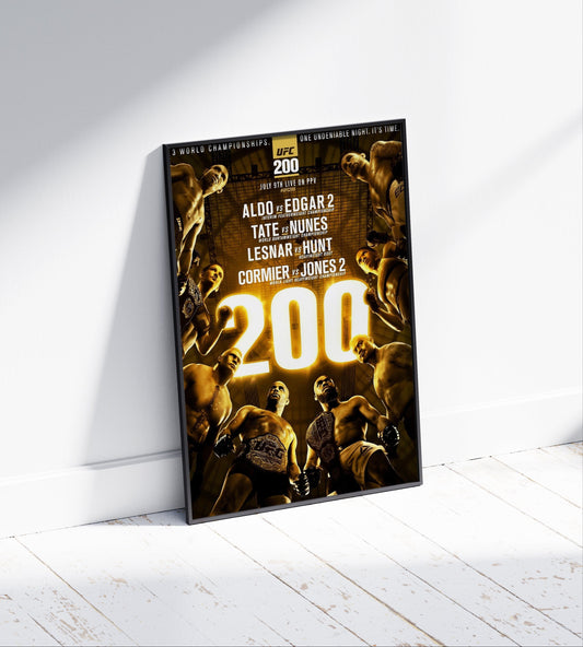 UFC 200 'Amanda Nunes vs. Miesha Tate' Poster