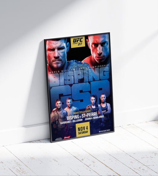 UFC 217 'Bisping vs GSP' Poster