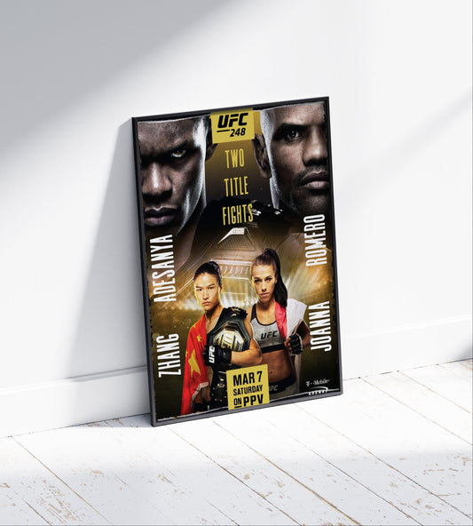 UFC 248 'Israel Adesanya vs Yoel Romero' Poster