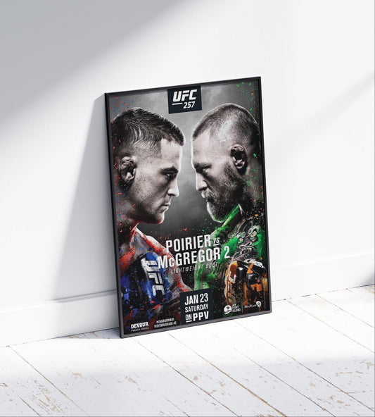 UFC 257 'Conor McGregor Vs Dustin Poirier 2' Poster