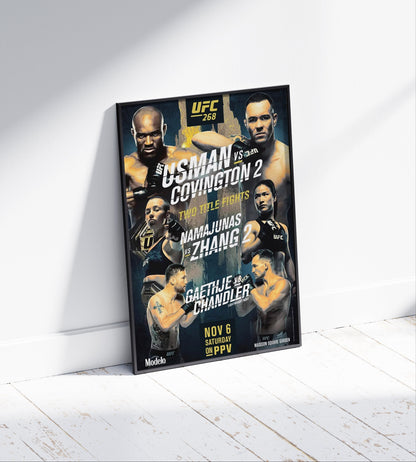 UFC 268 'Usman Vs Covington 2' Poster