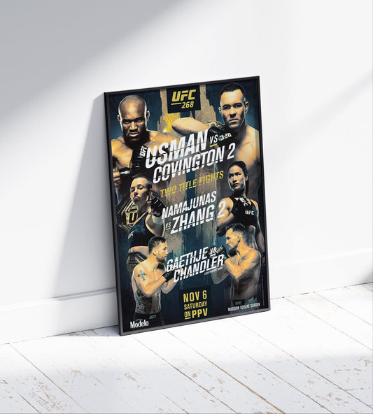 UFC 268 'Usman Vs Covington 2' Poster